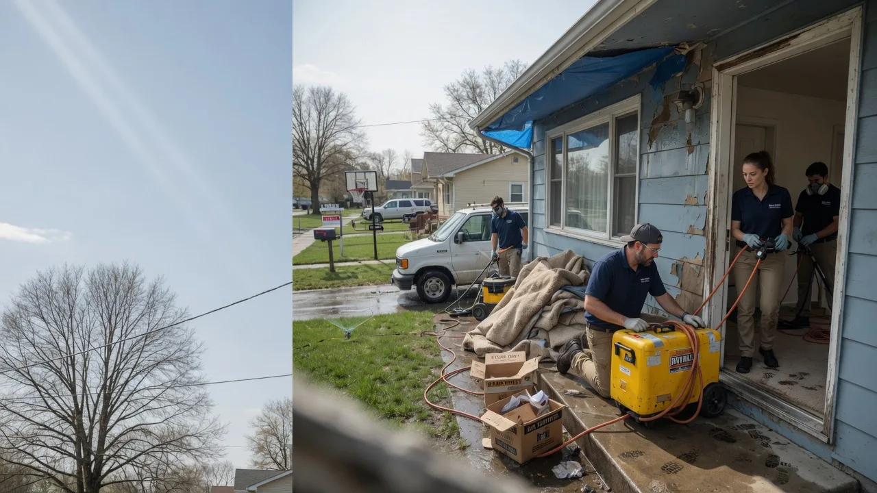 Basement Flood Cleanup in Rudolph, OH near me